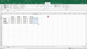 How to Use Sparklines in Excel - Tutorial ??