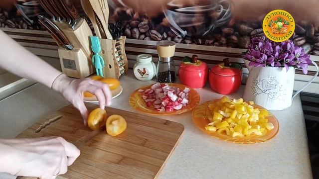 Летний овощной салат ┃ Лукошко Рецептов