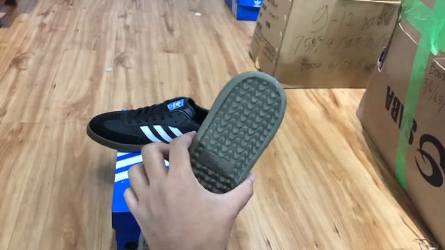 Geldbrug - Adidas Samba OG Black White Gum Sole 1:1 смотреть онлайн