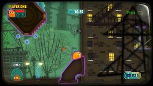Суровый ЛИЗУН ГЛАЗАСТИК в ГОРОДЕ! Игра Tales from Space About a Blob с ПАПУЛЕЙ