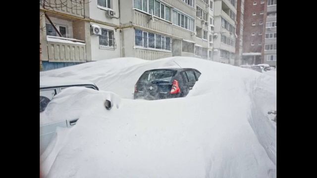 Снег в Батайске))) 29-30 января 2014)) смотреть онлайн