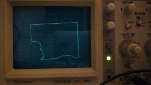 Bad Apple but it's on an oscilloscope