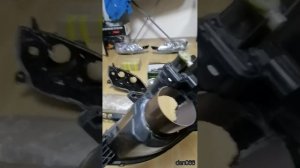 Mazda 3 установка билед линз aozoom