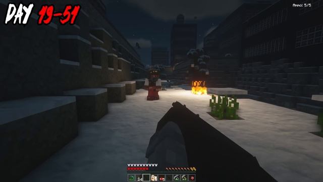 100 Days to escape a Zombie Apocalypse Nuclear Winter in Hardcore Minecraft... смотреть онлайн