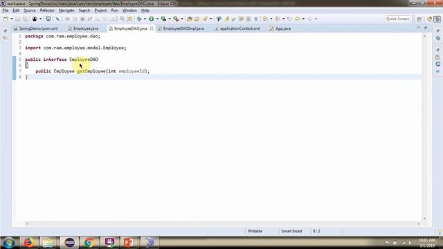 Spring - Calling a stored procedure with SimpleJdbcCall | Spring JDBC tutorial