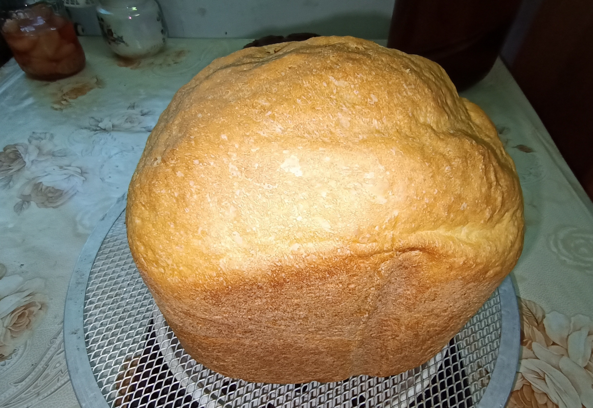 Хлеб молочный в хлебопечке Panasonic. Рецепт выпечки