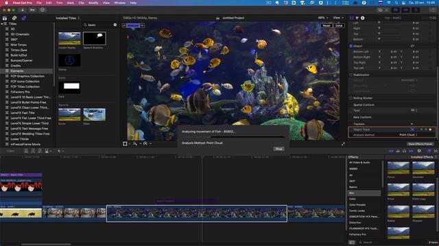 Final Cut Pro 10.6. Долгожданный ТРЕКИНГ теперь встроен в программу! Большой обзор новинки! смотреть онлайн