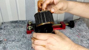 Распил масляного фильтра после 251 мч на масле Oilway Dynamic Hi-Tech Racing 5W-30 API SN Plus