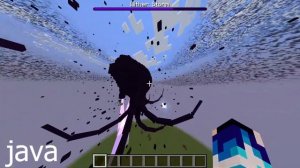 Crackers Wither Storm in Minecraft Java VS Bedrock