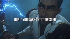 Snakes - Pvris & Miyavi Lyrics [Arcane League of Legends] Vi and Jayce fight scene