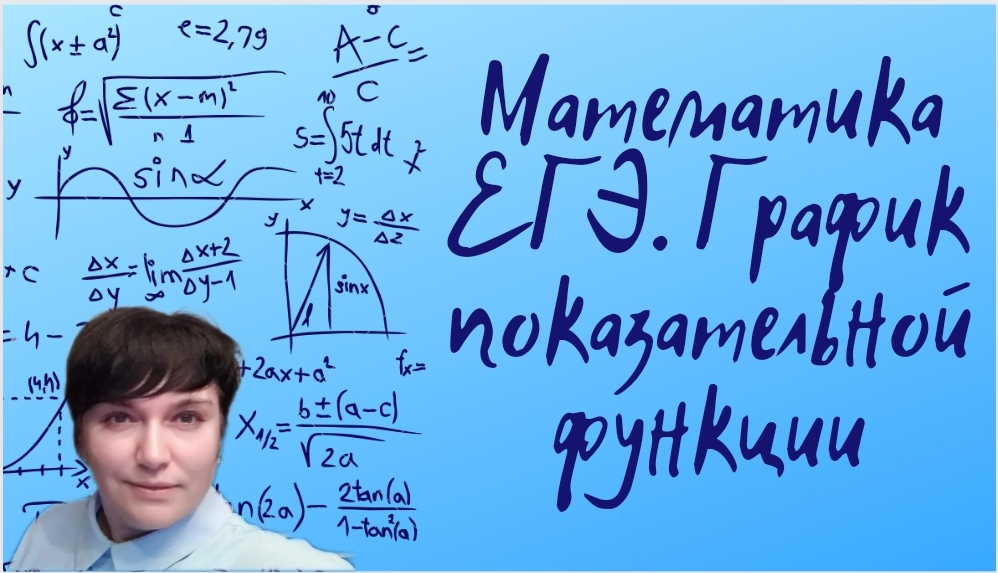 Математика ЕГЭ. Графики функции. Показательная функция. Задание из открытого банка заданий ФИПИ.