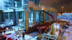 Хроники строительства СКА Арены (31 января 2022)