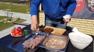 Сочный Шашлык из Говяжьей Печени.  в Маринаде с Красным Вином