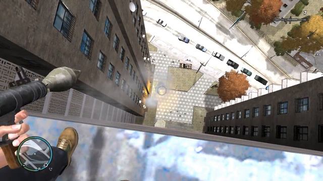 GTA 4 - Прыжок с гранатомётом. смотреть онлайн