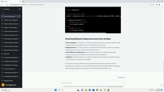 Python best practice Whether to use subprocess fabric calls or use a Linux script