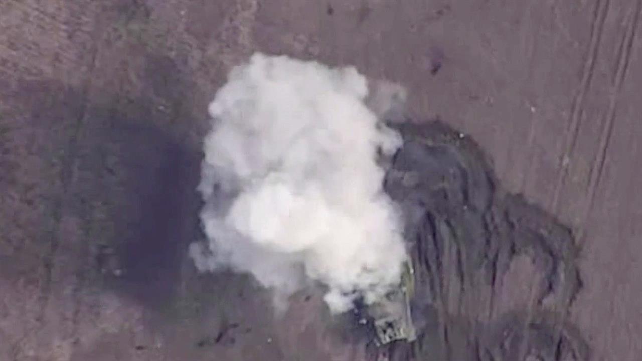 Минобороны РФ показало кадры уничтожения ЗРК "Стормер"