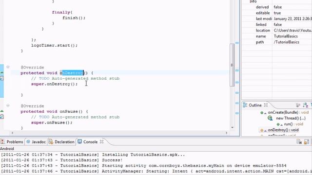 Android Tutorial & Lessons 9: Adding sound with MediaPlayer смотреть онлайн