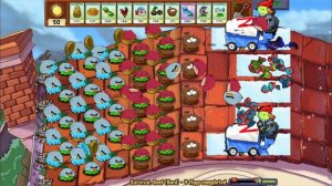 Plants vs. Zombies Angry Birds: Winter-melon TONY Vs All 99999 Zomboni Pig Survival ROOF Endless..