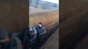 Быстроходная траншейная машина БТМ-3, копка траншеи под прокладку коммуникаций в Калуге