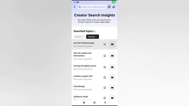 Increase Views On Tiktok With These Craetor Search Insights Tool