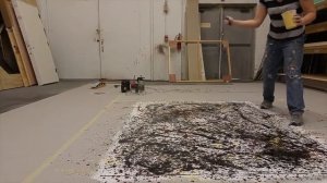 Creating a Jackson Pollock - "Bakersfield Mist" at Orlando Shakes