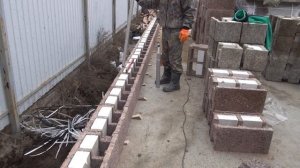 3-день строительства дома из блока Дюрисол-Теколит