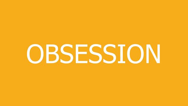 obsession meaning and pronunciation