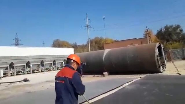 Резервуар для хранения битума "РВС-800" в г. Магнитогорске. 1-ая часть. смотреть онлайн