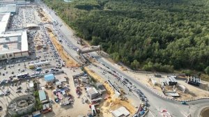 Развязка МКАД с ул. Верхние поля (04.09.2022)