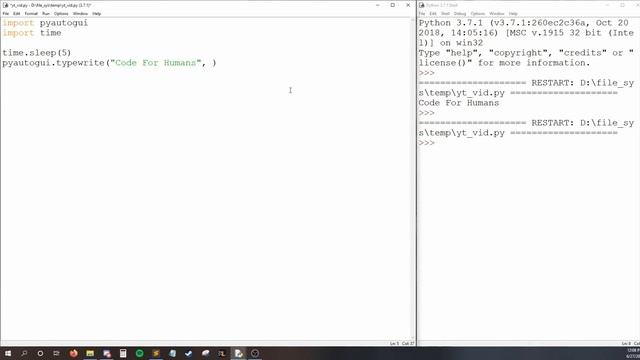 PyAutoGui Tutorial: Automate Typing смотреть онлайн