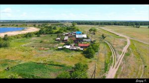 Деревня Первомайка (июль Курганская область).