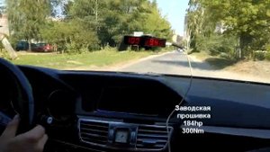 Чип тюнинг E200 w212 и замеры разгона