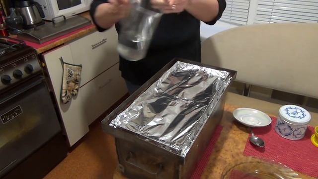 Коптим сало на кухне. Новая коптильня.