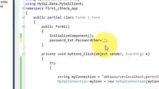 C# Tutorial 3: Password Protection using Textbox