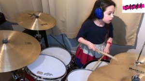 The Corrs - Breathless - Drum Cover by Sasha (7 years old)