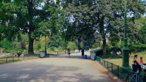 Paris Parc Monceau walk，HD stereo sound