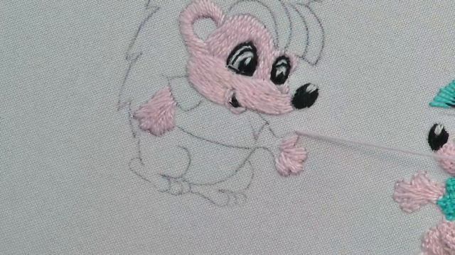 Hand Embroidery | Sweet couple | How to Embroider a Hedgehog смотреть онлайн