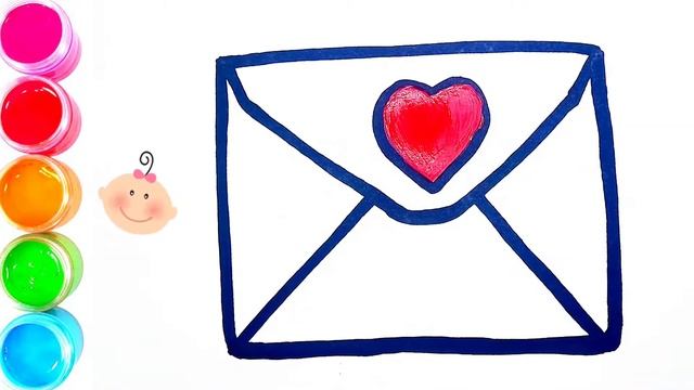 How do I draw an envelope? Как нарисовать конверт? Konvert chizish... смотреть онлайн