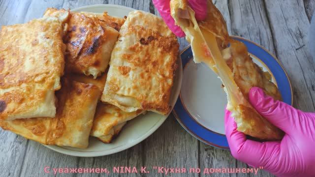 Соседка армянка научила, рецепт покорил сразу! Жарим вместо пирожков! Самый вкусный рецепт из лаваша
