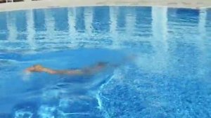 Брасс руки, ноги дельфин. Дыхание 1 к 2.Сверху __1.6.1-2 s