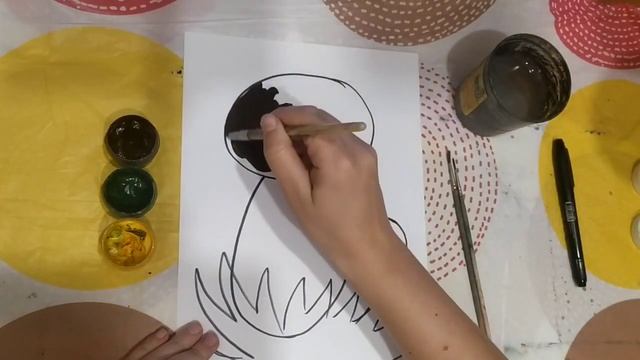 ?КАК НАРИСОВАТЬ ГРИБОК-БОРОВИЧОК ГУАШЬЮ. ВИДЕО-УРОК ДЛЯ ДЕТЕЙ ОТ 1 ГОДА!? смотреть онлайн