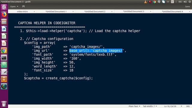 Learn CodeIgniter (v3.1.10) Framework Beginners Tutorial #34 - Captcha Helper in CodeIgniter
