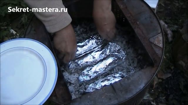 Баклажаны запеченные на углях в мангале / Вкусные как мясо! смотреть онлайн