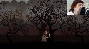 Бабушка играет в ужастик! жесть с вебкой!