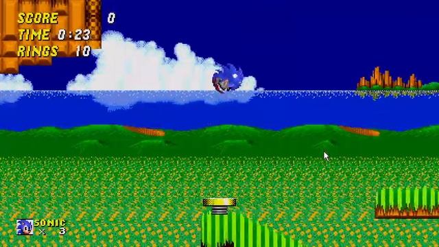 Sonic 2 2013 but its played on a 64 bit windows machine смотреть онлайн