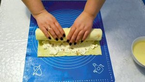 Запеканка творожная!В лаваше с изюмом и курагой!