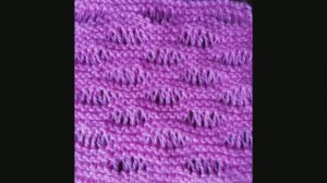 Ажурный узор № 78. Вязание с нуля. Узоры спицами. Вяжем вместе.