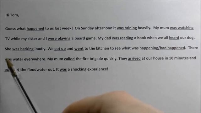 Past simple & continuous - opowiadanie dla początkujących - czynności równoległe, sekwencja wydarze смотреть онлайн