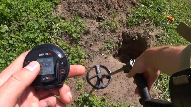 Тест металлоискателей XP Deus Vs XP Deus 2 на чешую 0.32гр