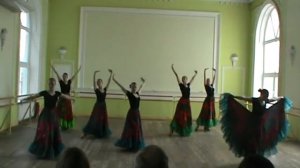 Экзамен по народно-сценическому танцу. Цыганский народный танец. Группа 4Т